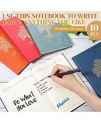 Gnuadz Lined Journal Notebook Leather Hardcover Writing Diary