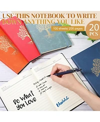 Gnuadz Lined Journal Notebook Leather Hardcover Writing Diary
