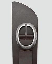 Mango Women's Leather Obi Belt