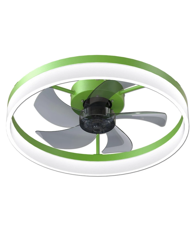 Clihome Ceiling Fans with Lights Dimmable Led Embedded Installation