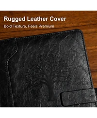 Gnuadz Lined Leather Journal Vintage Tree Magnetic Closure Hardcover Diary