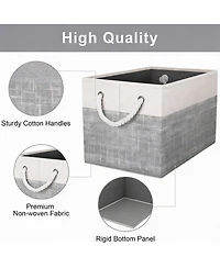 Yigii Foldable Storage Bins for Home Organization