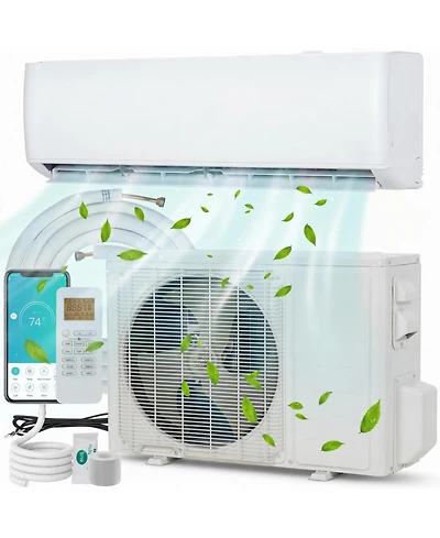 Xo 24 SEER2 9,000 Btu Mini Split Ac and Heat Pump, Cools/Heats Up to 450 Sq.Ft, 115V
