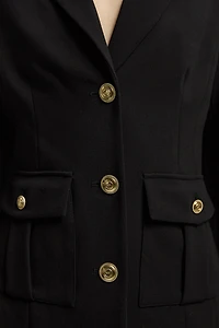 Karen Millen Women's Military Single Breasted Blazer