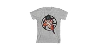 Dragon Ball Z Boys Goku w/ Symbol Graphic Youth Athletic Heather T-Shirt-xl