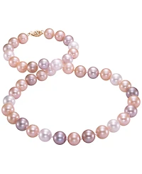 Macy's Freshwater Pearl (10-11mm) Necklace in 14k Yellow Gold