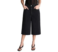 Kenneth Cole Women's Wide-Leg High-Rise Shorts