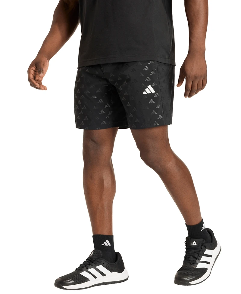 adidas Men's Workout Essentials Brandlove Woven Shorts