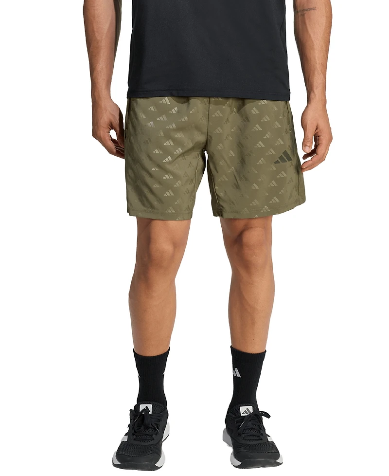adidas Men's Workout Essentials Brandlove Woven Shorts