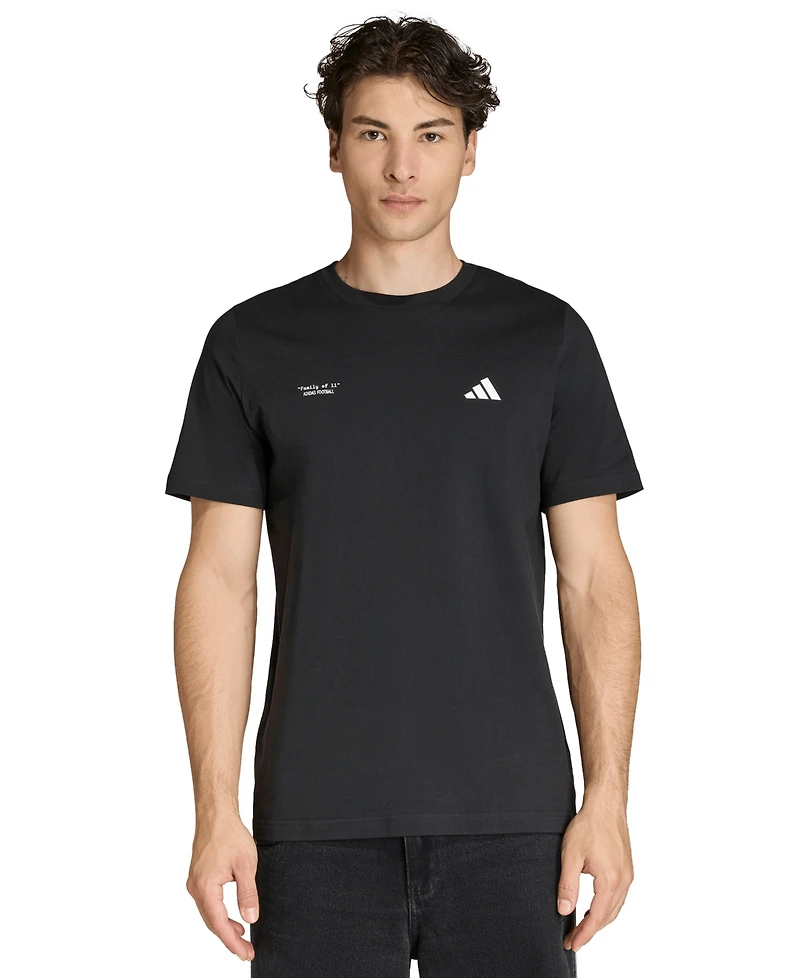 adidas Men's Football Slogan Graphic T-Shirt