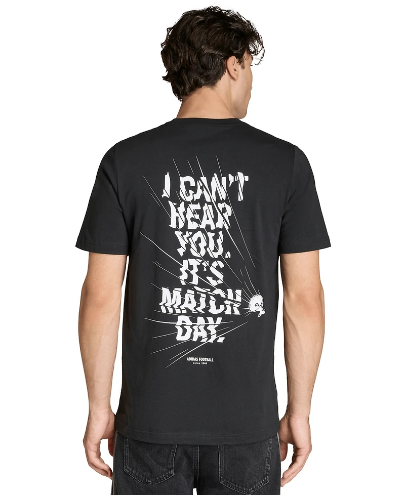 adidas Men's Football Slogan Graphic T-Shirt