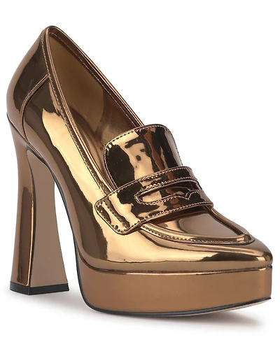 Jessica Simpson Women's Nanelie Pointed Toe High-Heel Platform Loafers