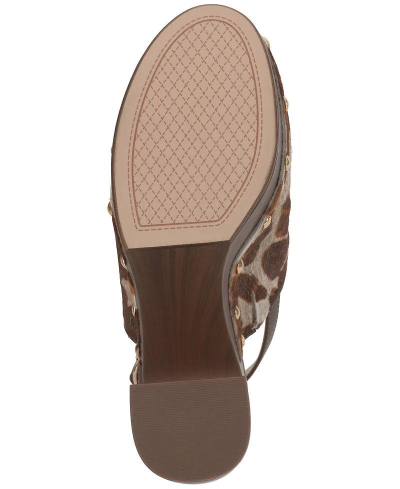 Jessica Simpson Women's Cazea Platform Block Heel Cozy Clogs