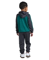 adidas Boys' 2T-7 Long-Sleeve Jacket and Jogger, 2-Piece Set