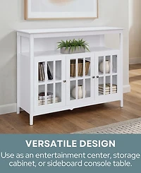 Convenience Concepts 47.75" Big Sur Deluxe Tv Stand with Cabinets and Shelf