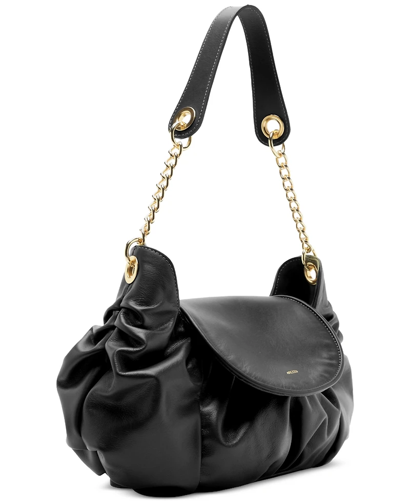 Arezzo Molly Medium Leather Shoulder Handbag