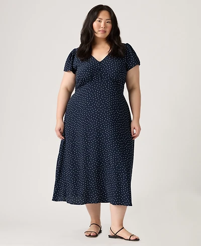 Levi's Plus Lilith V-Neck Midi Dress
