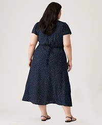 Levi's Plus Lilith V-Neck Midi Dress