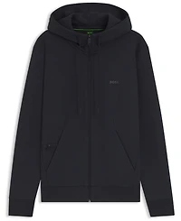 Boss by Hugo Men's Logo Print Zip-Up Hoodie