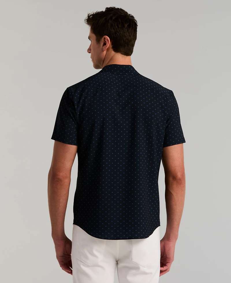 Perry Ellis Men's Slim-Fit Hex Dot Print Shirt