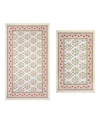 Laura Ashley Printed Chenille Deaney 2-Pc. Rug Set