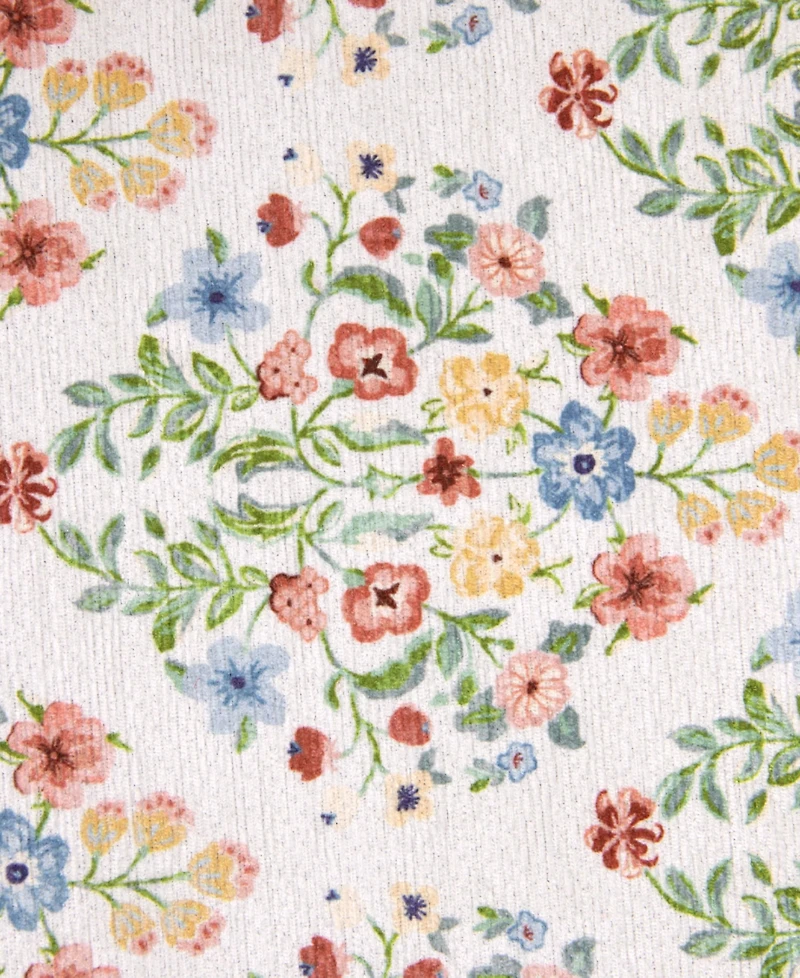 Laura Ashley Printed Chenille Deaney Accent Rug, 20"x 32"
