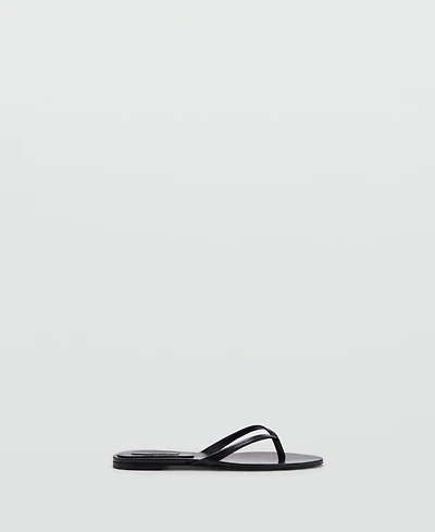 Mango Women's Leather Strap Sandals