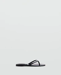 Mango Women's Leather Strap Sandals