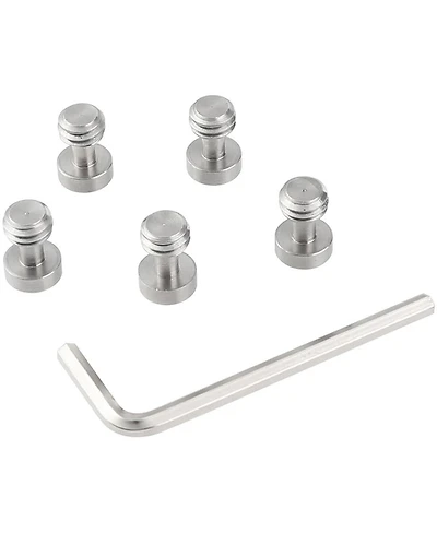 Camvate 3/8"-16 Male Thread Screw Adapter with Hexagon Socket Head, 5-Pack