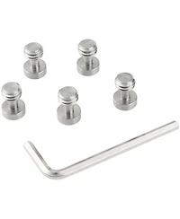 Camvate 3/8"-16 Male Thread Screw Adapter with Hexagon Socket Head, 5-Pack