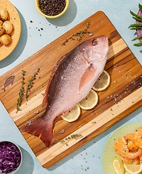 Teakhaus Essential Kitchen Boards With Display Stand Set of 3