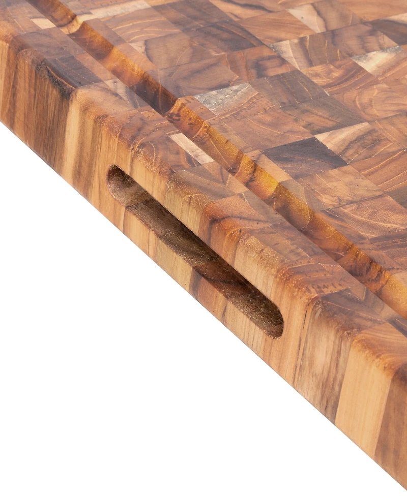 Teakhaus Butcher Block Large Carving Cutting Board, 24" x 18"