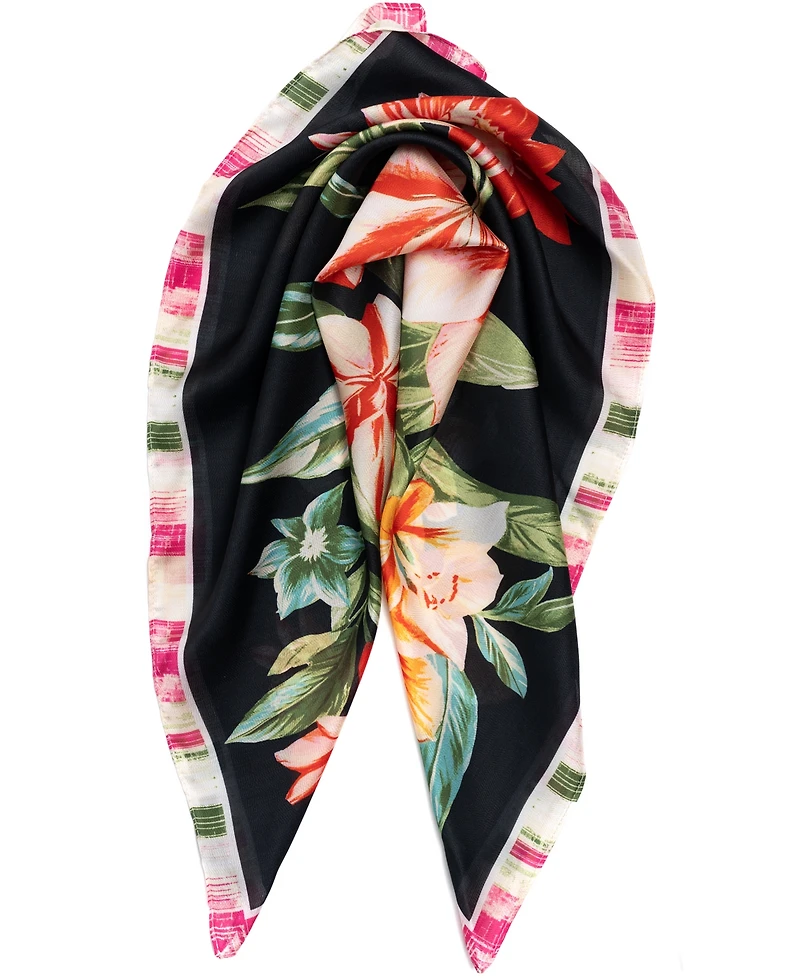Vince Camuto Jungle Floral Square Scarf