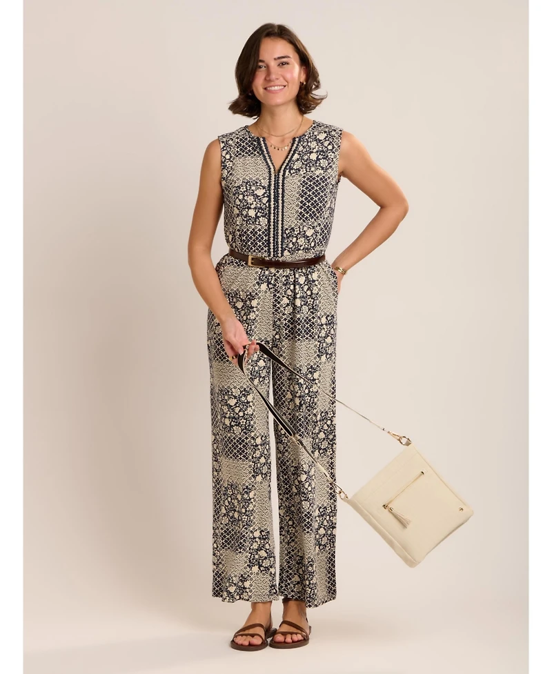 Brakeburn Women's Amanda Printed Jumpsuit