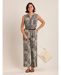 Brakeburn Women's Amanda Printed Jumpsuit