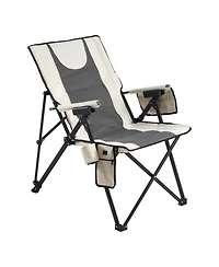 Yiortwo Heated Camping Chair with 3 Heat Settings, High Back Folding Outdoor Chair