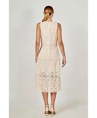 endless rose Women's Lextured Sleeveless Maxi Dress