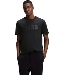 Boss by Hugo Men's Cotton Regular-Fit Tonal Logo T-Shirt