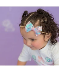 Sweet Wink Baby Girls Mermaid Sequin Bow Baby Headband