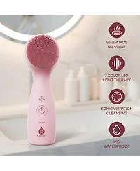 Pursonic 7-in-1 Led Therapy Device for Face and Neck + 3-in-1 Facial Cleansing System