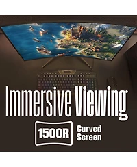 Westinghouse 32" Curved Gaming Monitor, 240Hz, 1080p, 1500R, Amd FreeSync, Built-in Speakers
