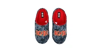 Ac/Dc Men's Embroidered logo Tie-Dye Scuff Slippers-Medium