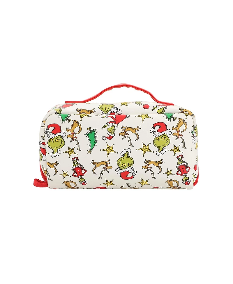 The Grinch Holiday All-Over Print Women's Novelty Cosmetic Bag