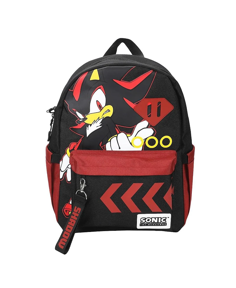 Sonic The Hedgehog Shadow Character Art 16.5" Adult Backpack