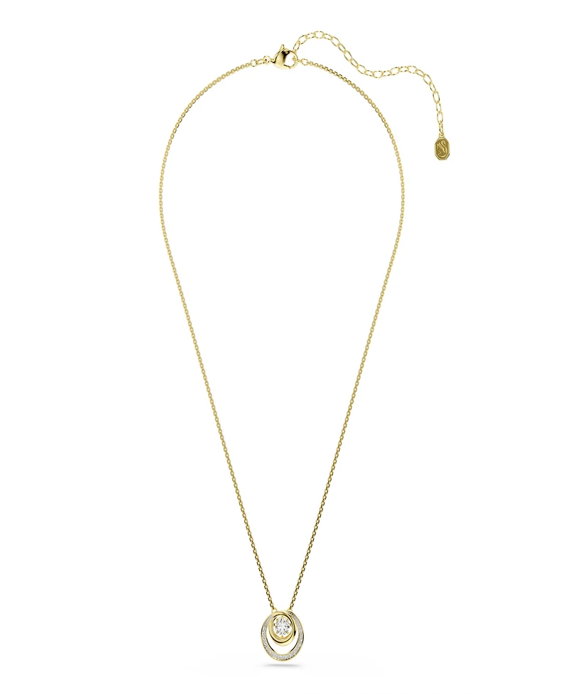 Swarovski Gold-Tone Plated Hyperbola Pendant Necklace