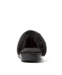 Dearfoams Women's Helena Genuine Suede Scuff House Shoe Slipper