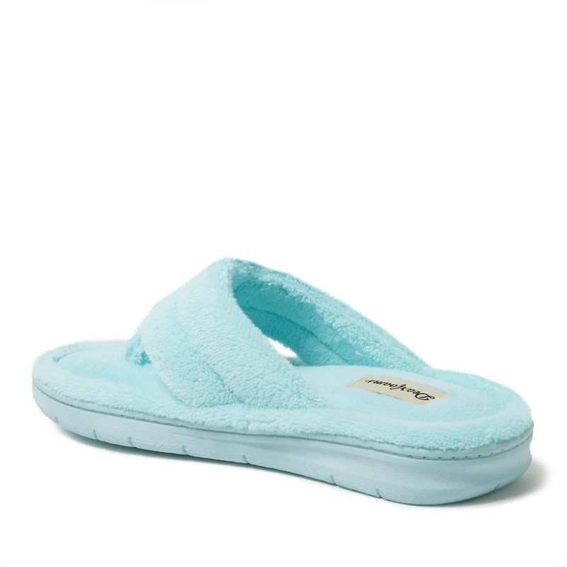 Dearfoams Women's Wrenley Terry Thong Slippers