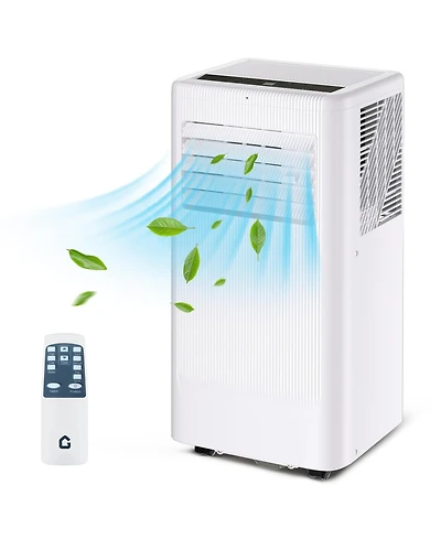 Xo 8,000 Btu Portable 3-in-1 Air Conditioner with Remote, Led Display, Timer and Window Kit for Home, Office, Dorm Solution