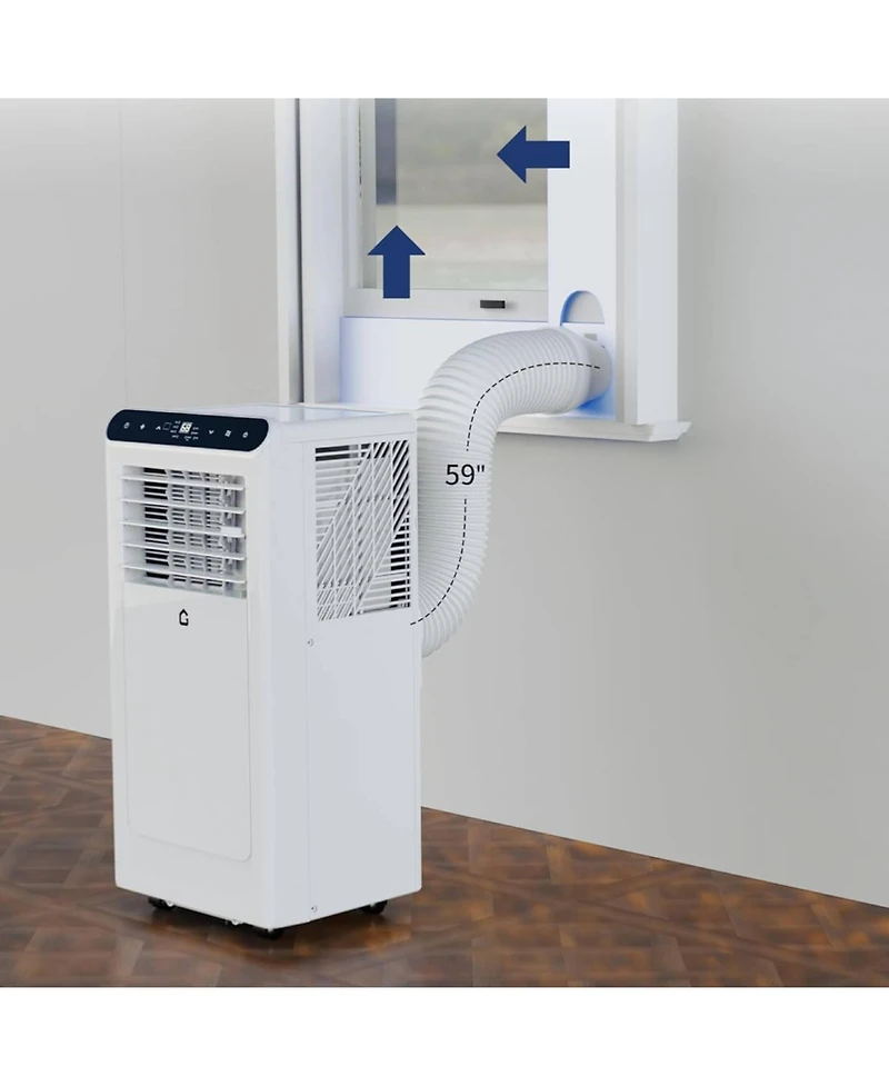 Xo 3-in-1 8,000 Btu Portable Air Conditioner with Cooling, Dehumidifier and Fan for Rooms Up to 350 Sq. ft.