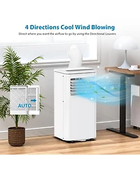 Xo 8,000 Btu Portable Ac, Quiet Cooling, Dehumidifier and Fan for Rooms Up to 350 Sq. Ft., Remote, Timer, Window Kit